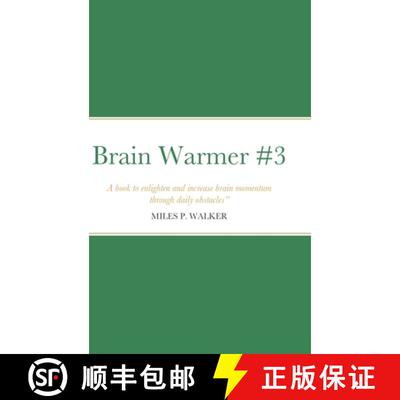 【3-4周达】精装 Brain Warmer #3: A book to enlighten and increase brain momentum through daily obstac... [9781716625671]