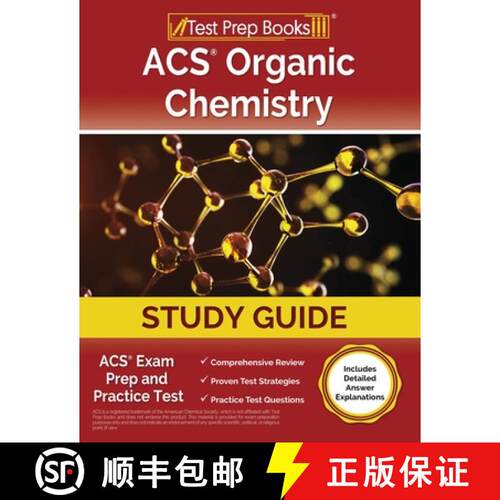 【3-4周达】ACS Organic Chemistry Study Guide: ACS Exam Prep and Practice Test [Includes Detailed Answ... [9781637752029]