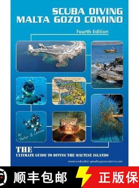 【3-4周达】Scuba Diving Malta Gozo Comino: The Ultimate Guide to Diving the Maltese Islands [9780954178932]