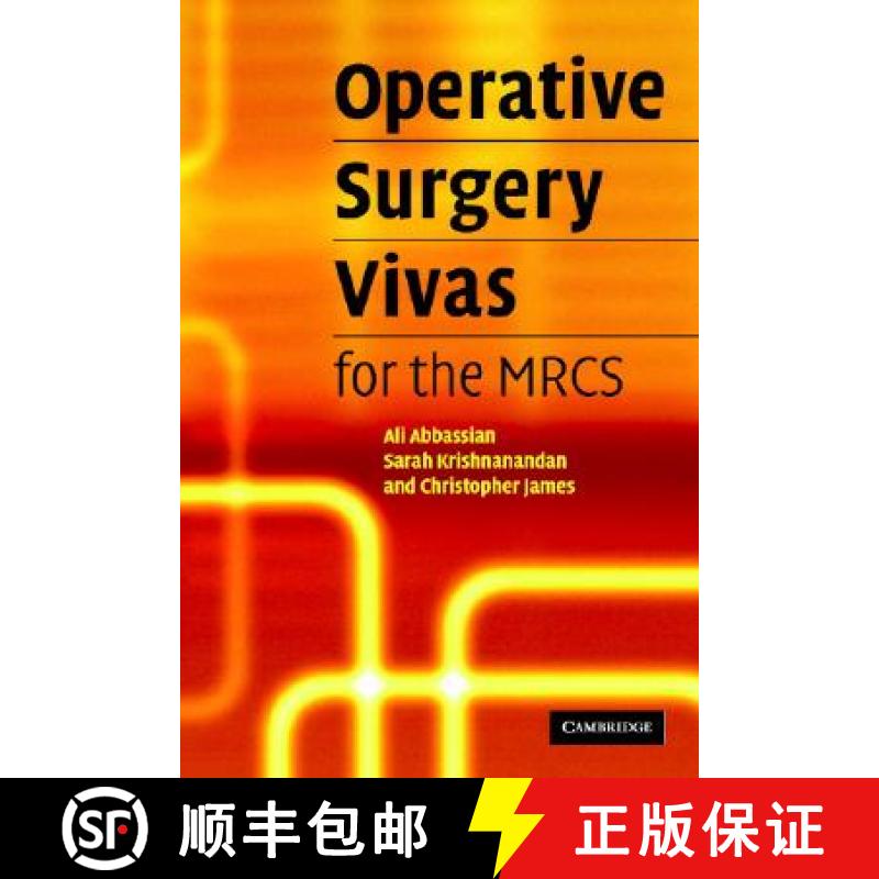 【3-4周达】Operative Surgery Vivas for the MRCS [9780521674416]
