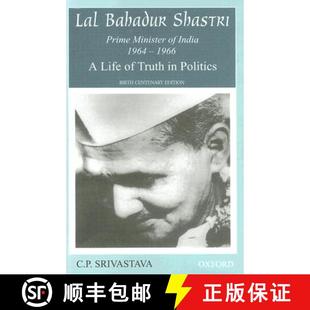 Lal India Minister Shastri Politics Truth 1964 9780195673517 Prime Life Bahadur 预订 1966