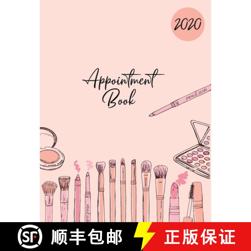 【3-4周达】2020 Appointment Book: Large Diary with 15 Minute Time Slots : 8AM - 9PM : 6 Days At A Glance [9781908567031]
