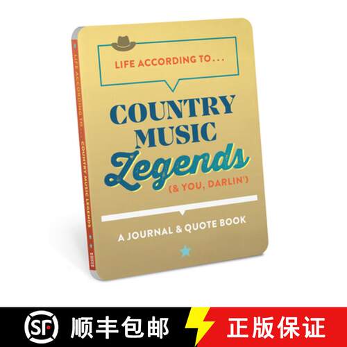 【3-4周达】Life According to Country Music Legends (& You, Darlin'): A Journal & Quote Book [9781683495208]