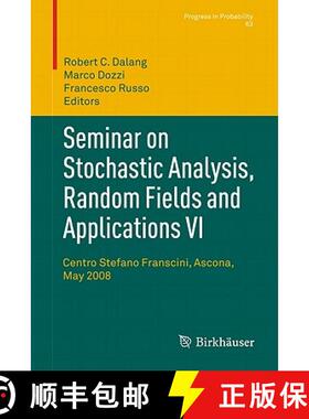 【3-4周达】Seminar on Stochastic Analysis, Random Fields and Applications VI : Centro Stefano Fransci... [9783034800204]