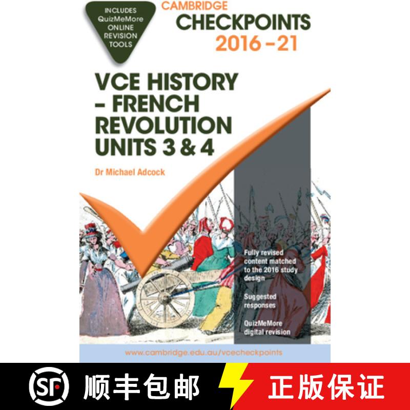 【3-4周达】Cambridge Checkpoints VCE History - French Revolution 2016-18 and Quiz Me More [9781316505984]