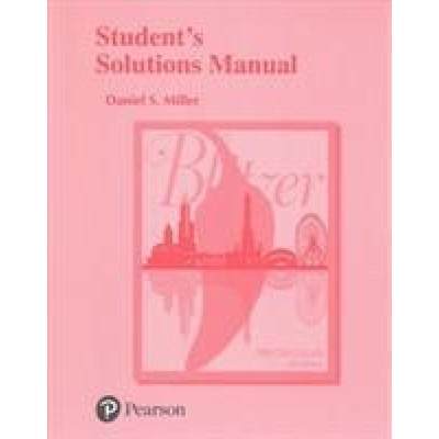 【4周达】Student's Solutions Manual for Precalculus: Stude Solut Manua Pre SSP_6 [9780134470030]