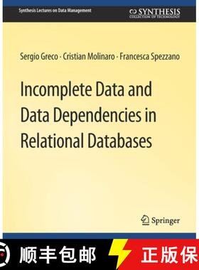 【3-4周达】Incomplete Data and Data Dependencies in Relational Databases [9783031007651]