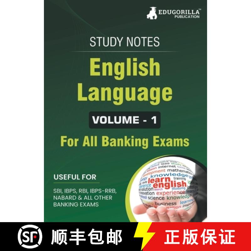 【4周达】English Language (Vol 1) Topicwise Notes for All Banking Related Exams A Complete Preparatio... [9789355566041]
