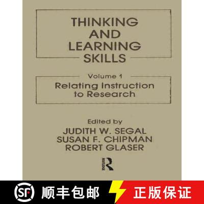 【3-4周达】Thinking and Learning Skills: Volume 1: Relating Instruction To Research - Relating Instru... [9780898591651]