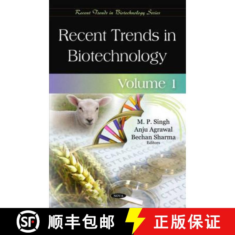 【3-4周达】Recent Trends in Biotechnology: Volume 1 [9781608761487]