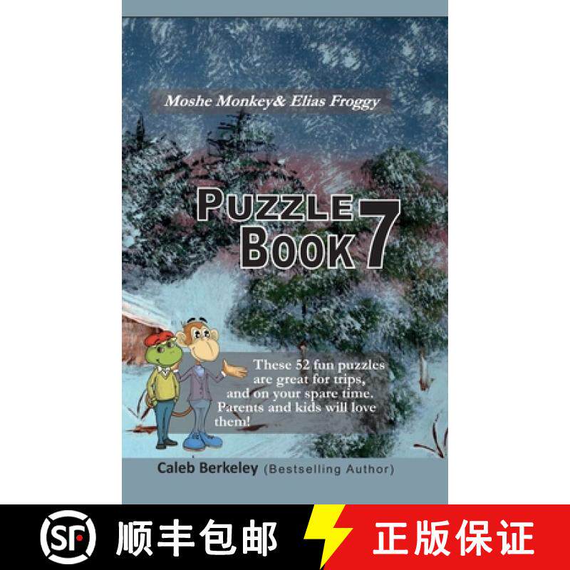 预订 Moshe Monkey and Elias Froggy Puzzle Book 7 [9781989612101]
