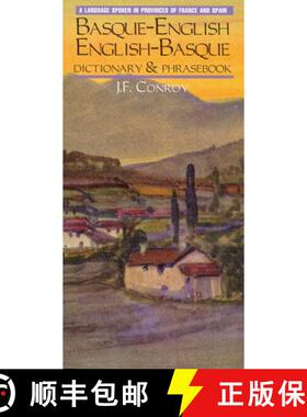 【3-4周达】Basque-English / English-Basque Dictionary & Phrasebook [9780781806220]