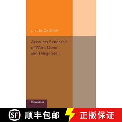 【3-4周达】Accounts Rendered of Work Done and Things Seen [9781107683433]