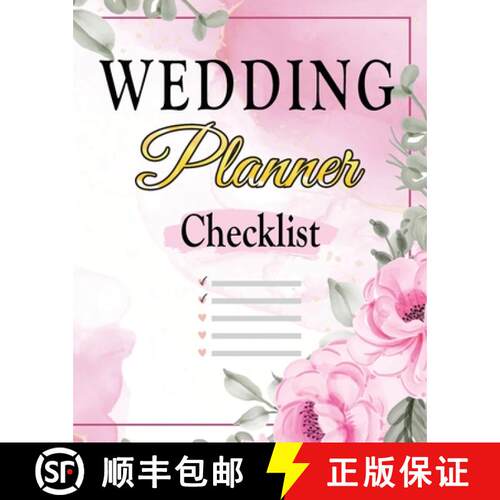 【3-4周达】Wedding Checklist: The Complete Wedding Planner Book and Organizer, Bride Organizer, Weddi... [9784530951735]