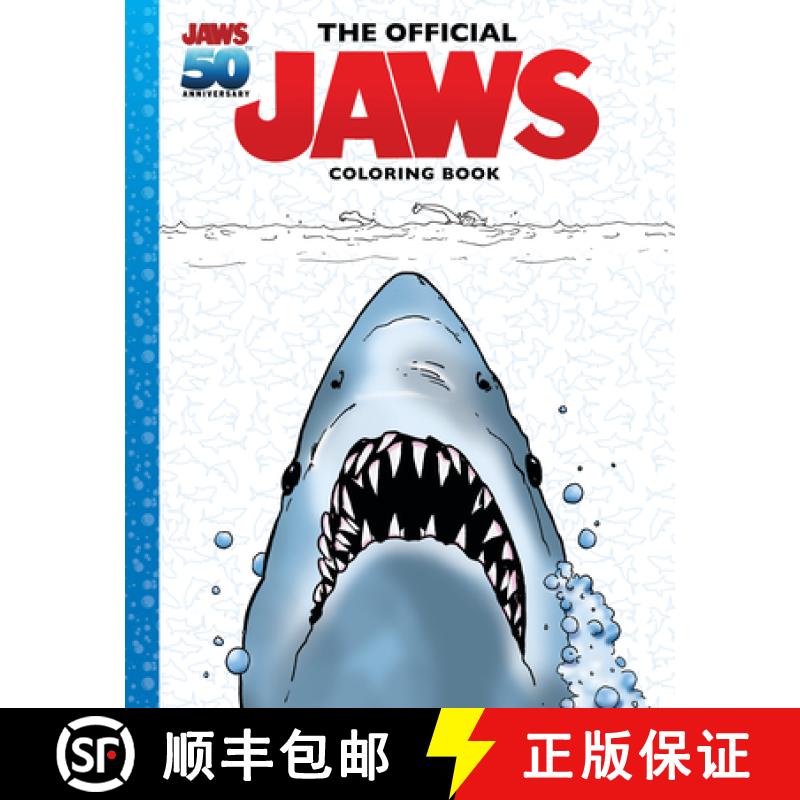 【2-3周达】The Official Jaws Coloring Book [9781546139171]
