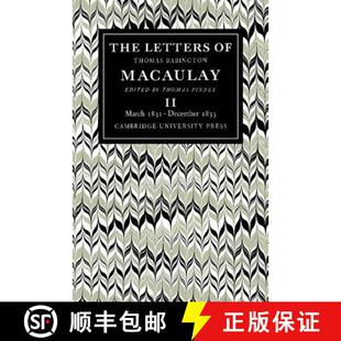 1833 4周达 Thomas MacAulay 1831–December 1831 March Letters Volume 9780521088978 De... Babington