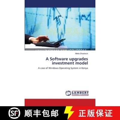 预订 A Software upgrades investment model [9783659557576]