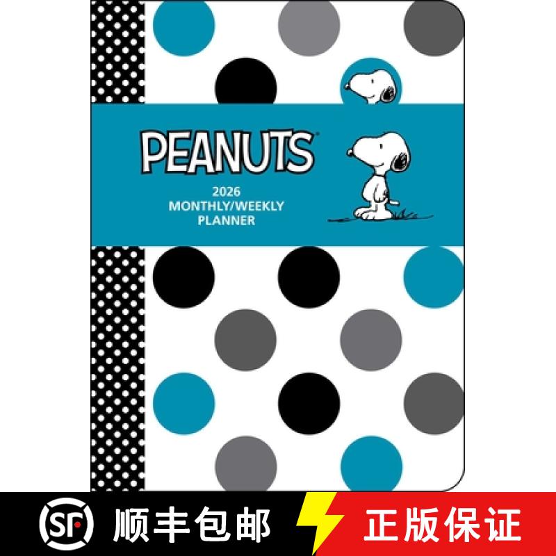 【3-4周达】Peanuts(r) 12-Month 2026 Monthly/Weekly Planner Calendar [9781524898410]