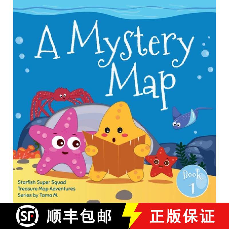 【3-4周达】Starfish Super Squad Book 1 - A Mystery Map: Dive into Ocean Adventures Full of Fun, Frien... [9781923337039]