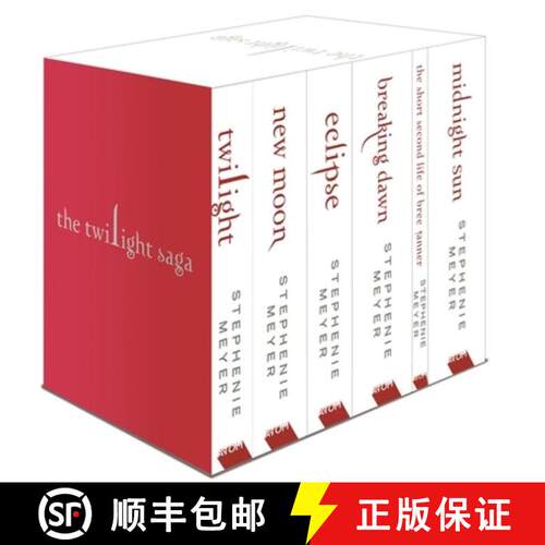 【3-4周达】Twilight Saga 6 Book Set (White Cover) [9780349003962]