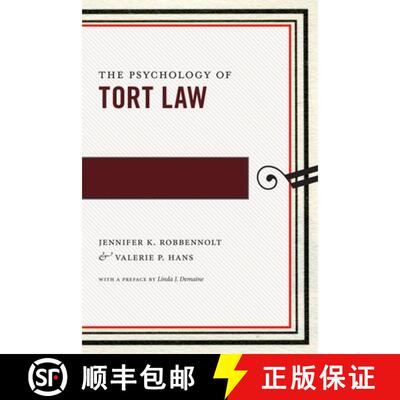【3-4周达】The Psychology of Tort Law [9781479814183]