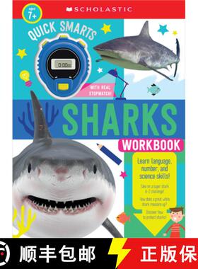 【3-4周达】Quick Smarts Sharks Workbook: Scholastic Early Learners (Workbook) [9781338758641]