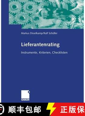 【3-4周达】Lieferantenrating : Instrumente, Kriterien, Checklisten [9783322904638]