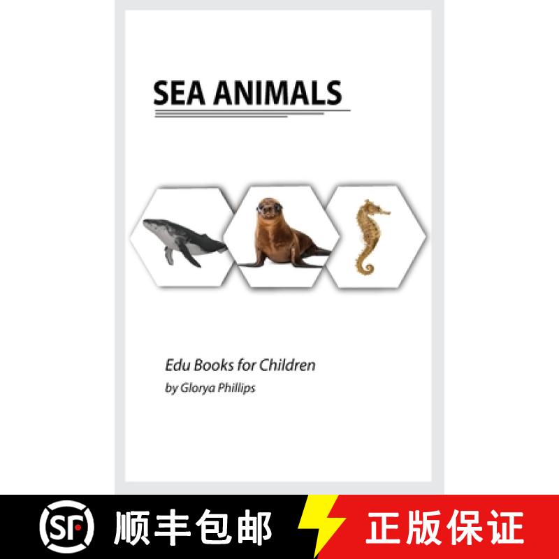 【2-3周达】Sea Animals: Montessori real Sea Animals book, bits of intelligence for baby and toddler, ... [9788307567891]