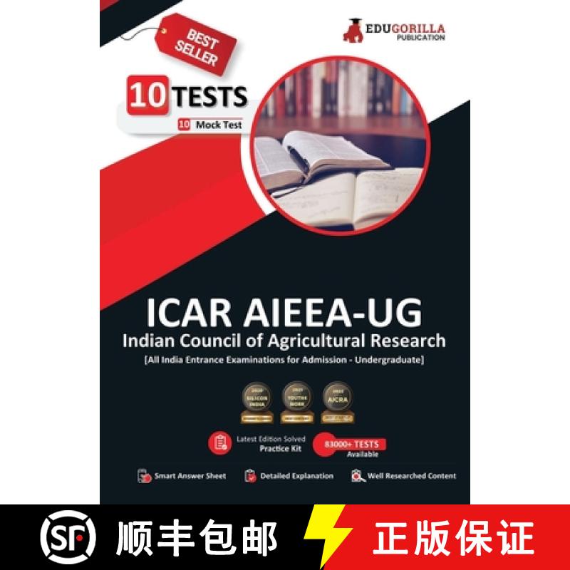 【3-4周达】ICAR AIEEA UG : All India Entrance Examination for Admission 2023 - 10 Full Length Mock Te... [9789390239856]