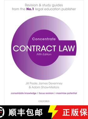 【3-4周达】Contract Law Concentrate: Law Revision and Study Guide [9780192897336]
