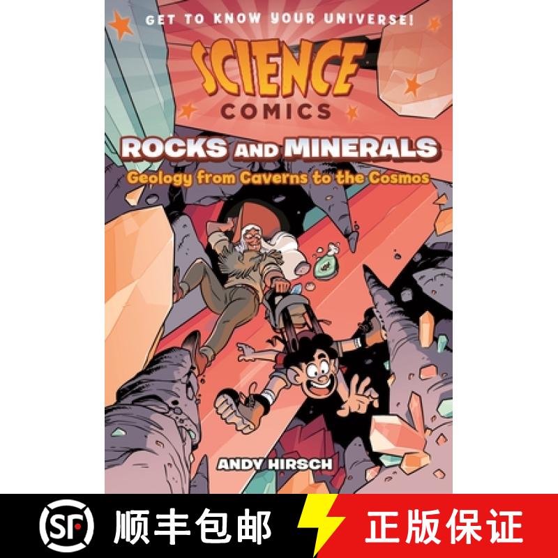 【3-4周达】Science Comics: Rocks and Minerals: Geology from Caverns to the Cosmos [9781250203960]
