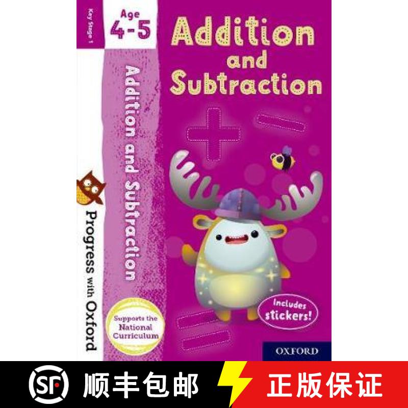 预订 Progress with Oxford: Progress with Oxford: Addition and Subtraction Age 4-5 - Practise for Scho... [9780192765604]