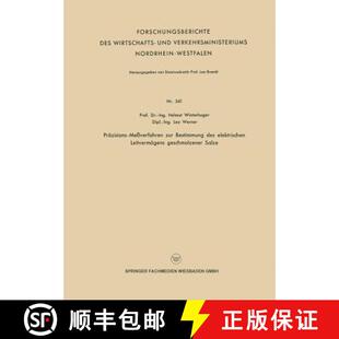 Des Zur Elektrischen Salze Prazisions Geschmolzener 4周达 9783663040996 Messverfahren Leitvermoegens Bestimmung