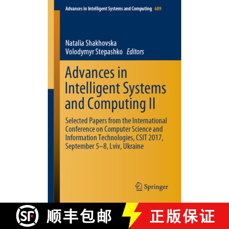【3-4周达】Advances in Intelligent Systems and Computing II : Selected Papers from the International ... [9783319705804]