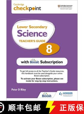 【3-4周达】Cambridge Checkpoint Lower Secondary Science Teacher's Guide 8 with Boost Subscription Boo... [9781398300767]