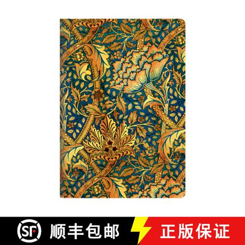 【3-4周达】Morris Windrush (William Morris) A4 Unlined Cahier [9781408762967]
