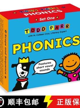 【3-4周达】Todd Parr Phonics: Set One: Short Vowel Sounds (12 Books for New Readers) [9780316594059]