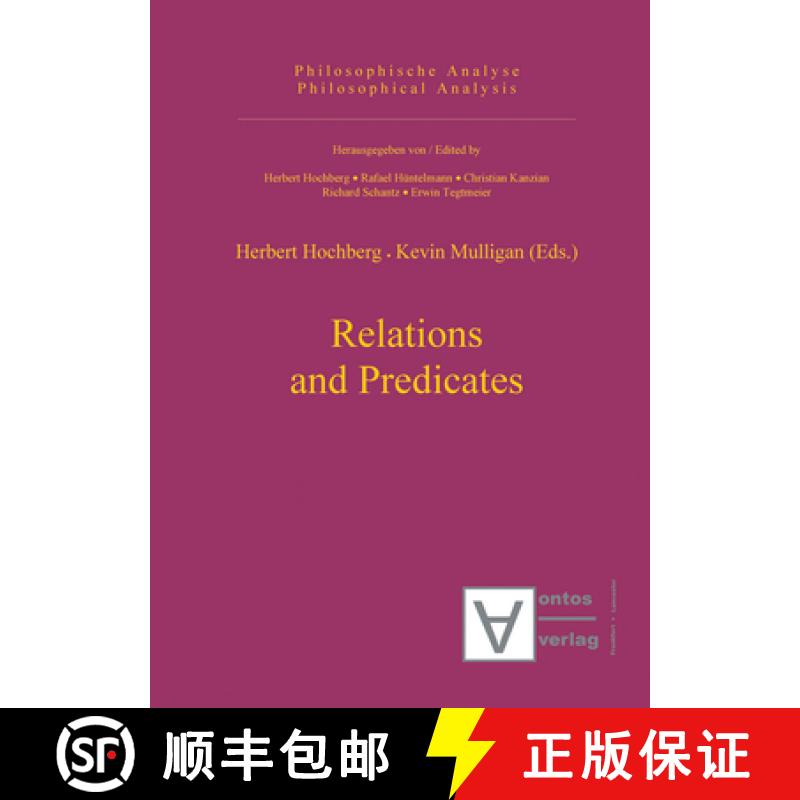 【2-3周达】Relations and Predicates [9783110326536]
