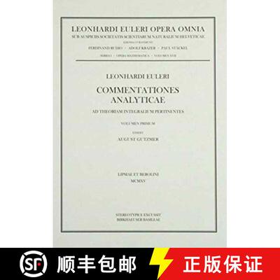 【3-4周达】精装 Commentationes analyticae ad theoriam integralium pertinentes 1st part [9783764314170]