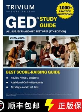 【3-4周达】GED Study Guide 2025-2026 All Subjects: 1000+ Practice Questions and GED Test Prep [7th Ed... [9781637988275]