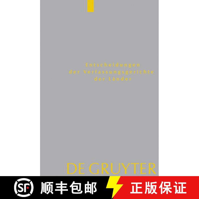 【3-4周达】精装 Baden-Wurttemberg, Berlin, Brandenburg, Bremen, Hamburg, Hessen, Mecklenburg-Vorpomme... [9783111292502] - 实物图