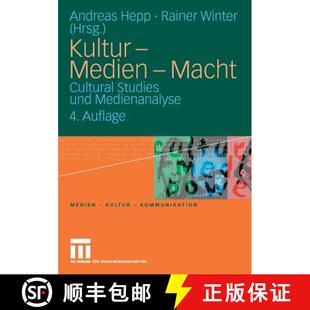 Cultural 9783531162775 4周达 Medienanalyse Und Studies Macht Medien Kultur