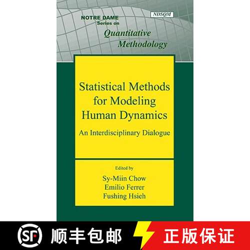 【3-4周达】精装 Statistical Methods for Modeling Human Dynamics: An Interdisciplinary Dialogue [9781848728257]