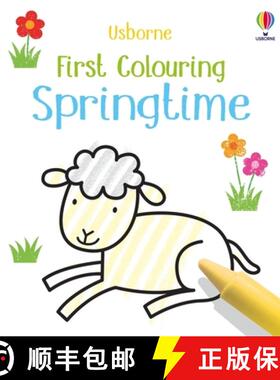 【3-4周达】First Colouring Springtime [9781474985420]