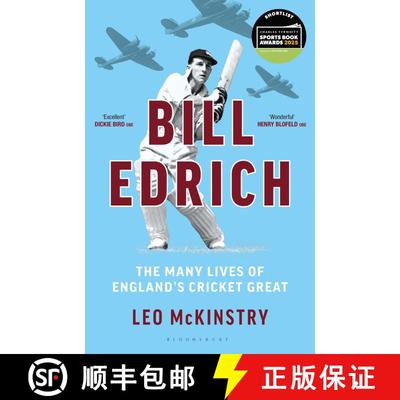 【3-4周达】Bill Edrich : The Many Lives of England's Cricket Great FINANCIAL TIMES - BEST BOOKS OF 2024 [9781399407847]