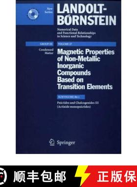 【3-4周达】Pnictides and Chalcogenides III (Actinide Monopnictides) [9783540429982]