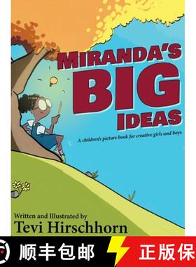 【3-4周达】Miranda's Big Ideas: A children's picture book for creative girls and boys [9781733455633]