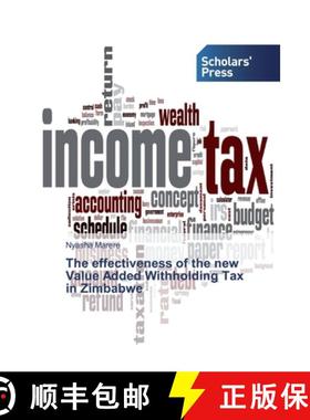 预订 The effectiveness of the new Value Added Withholding Tax in Zimbabwe [9786138833864]