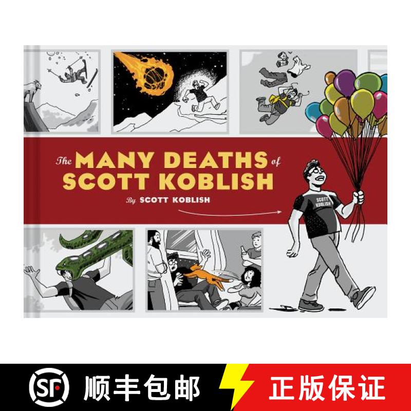 【3-4周达】The Many Deaths of Scott Koblish: (Dark Humor Comics, Adult Comics, Deadpool Illustrator B... [9781452167121]