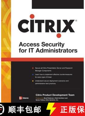 预订 Citrix (R) Access Suite Security for IT Administrators [9780071485432]